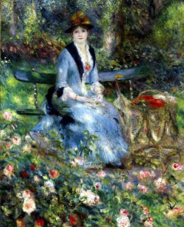 Renior's 'Dans les Roses' not been seen in public for 65 years until auctioned in New York in May 2003 by Sotheby's.